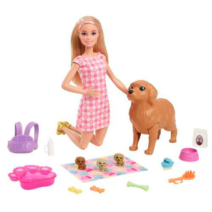 Barbie & Puppies Set