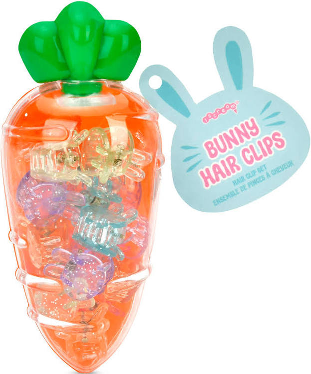 Mini Carrot Bunny Clips