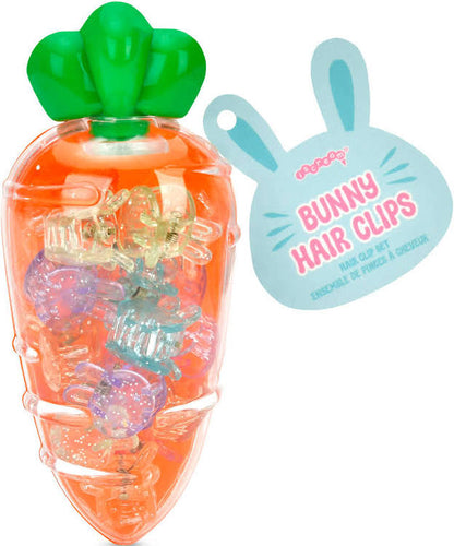 Mini Carrot Bunny Clips