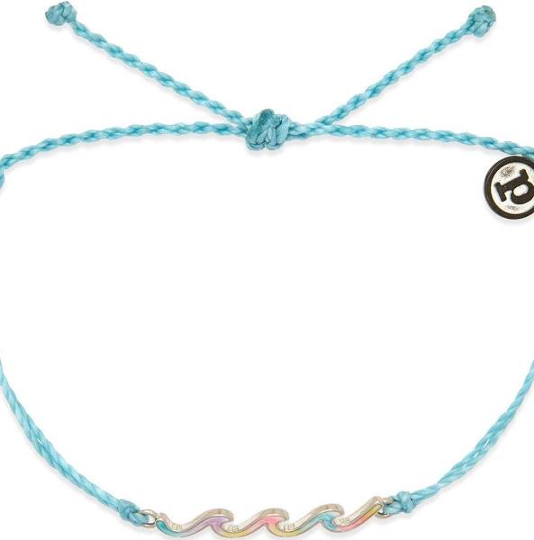 Tie Dye Wave Charm Bracelet