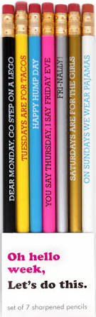 Hello Week Pencils