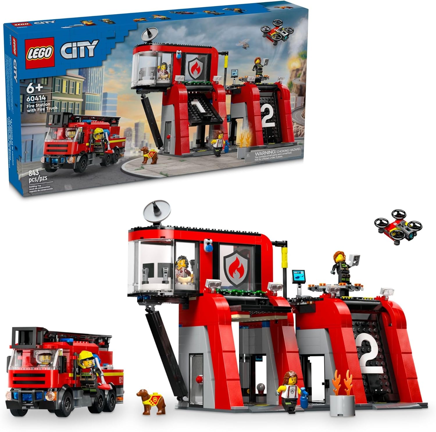 Fire Station & Firetruck