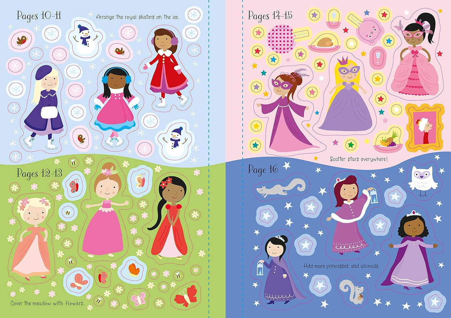 Sparkly Princesses Sticker Book