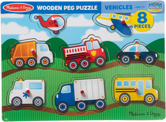 Vehicles Peg Puzzle