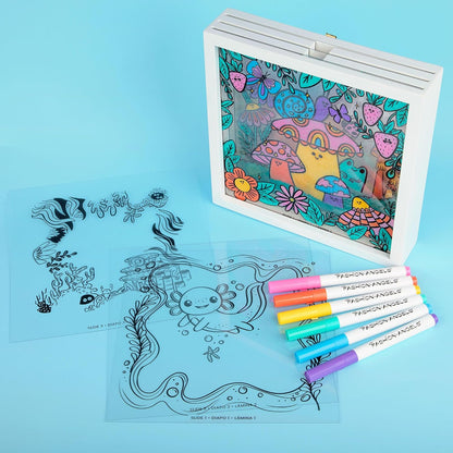Axolotl Shadow Box Kit
