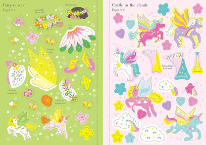 Sticker Dolly Dressing Unicorns Book