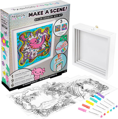 Axolotl Shadow Box Kit