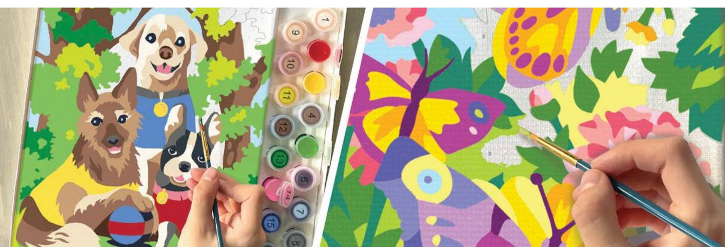 Paint Number Forest Moon