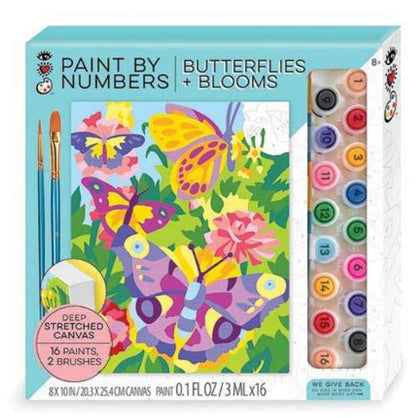 Paint Number Butterflies