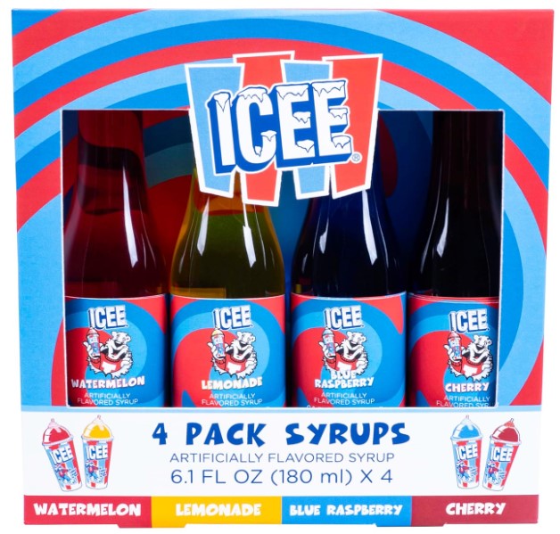 Icee Syrup Set V2 4pk