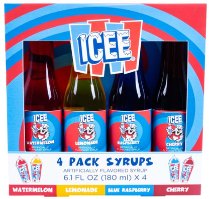 Icee Syrup Set V2 4pk