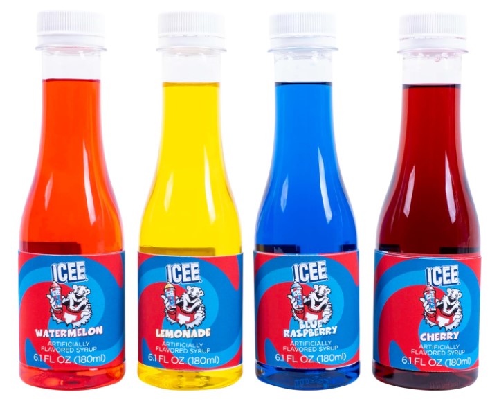 Icee Syrup Set V2 4pk