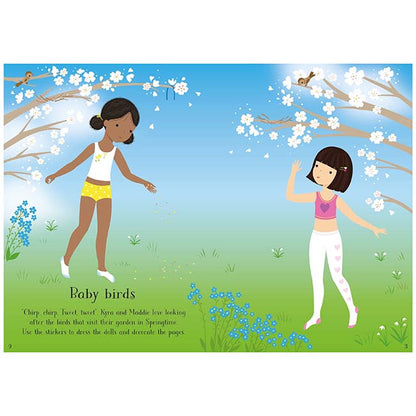 Little Sticker Dolly Dressing Easter Book