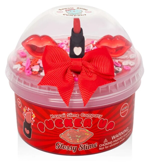 Pucker Up Glossy Slime