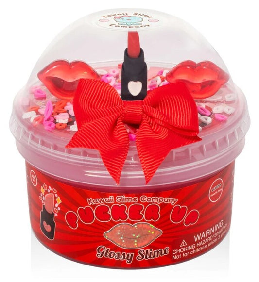 Pucker Up Glossy Slime