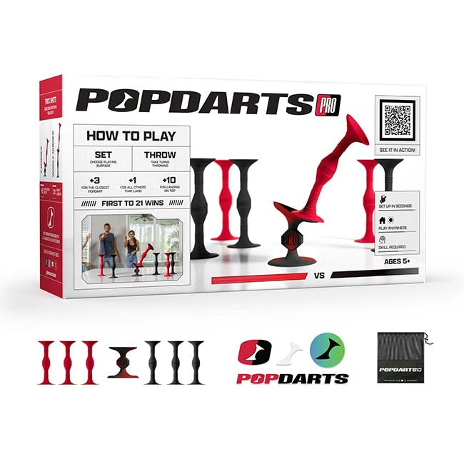Popdarts Pro Red and Black