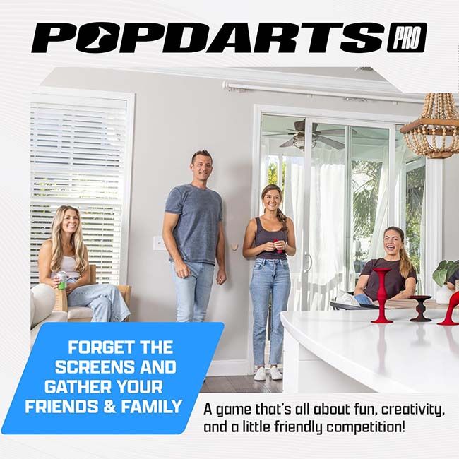 Popdarts Pro Red and Black