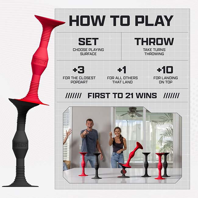 Popdarts Pro Red and Black