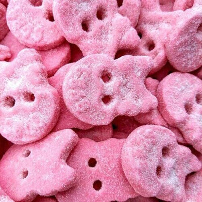 Bubs Cool Raspberry Foam Skulls