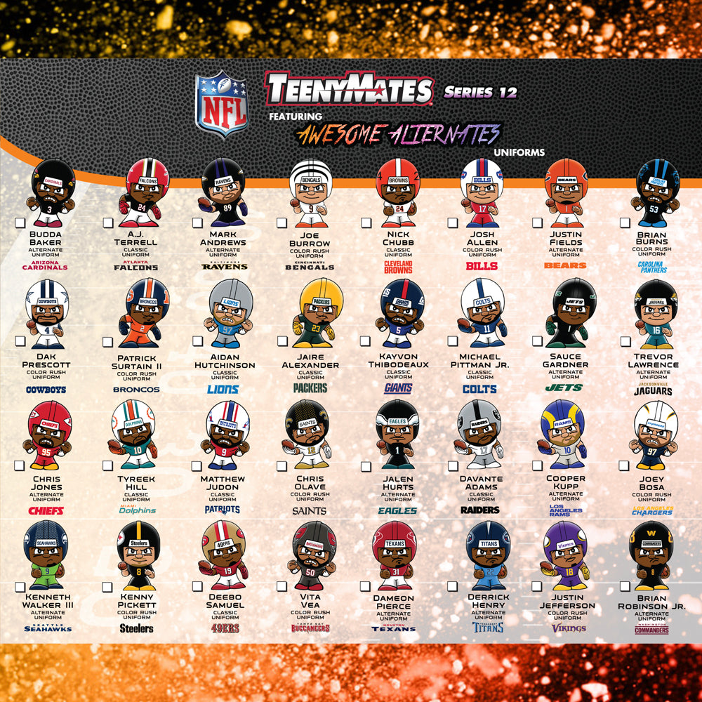Nfl Teenymates Ser 12