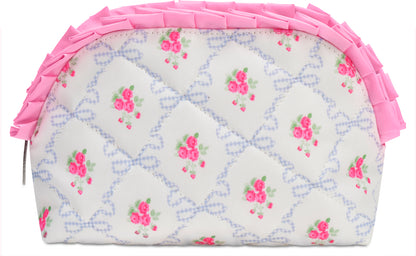 Cosmetic Bag Oval Ditsy Floral