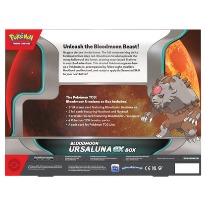 Pokémon Tcg: Bloodmoon Ursaluna Ex Box