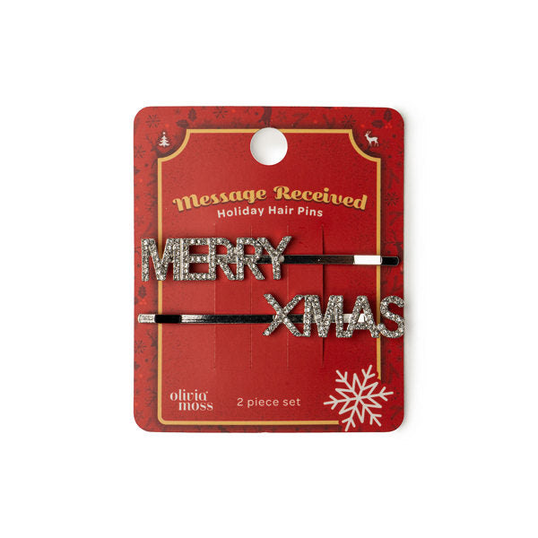 Christmas Bling Clips Assorted